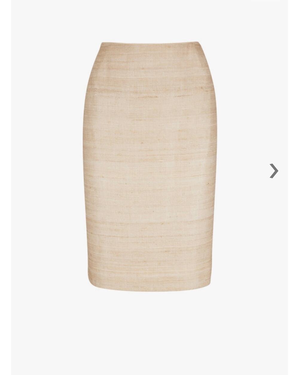 Lafayette 148 New York Womens Size 4 Linen Silk Pencil Skirt NWT $798